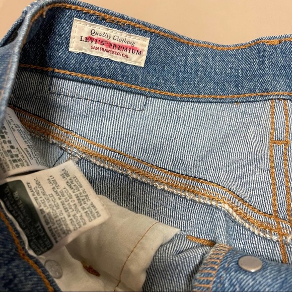 Levi’s 501 Patches Button fly slim straight Jeans - Picture 2 of 12